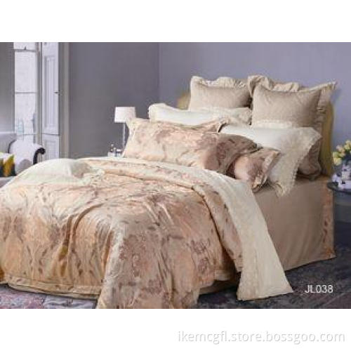 Unique Connotation Shining Luxury Bed Sets Silk For High In